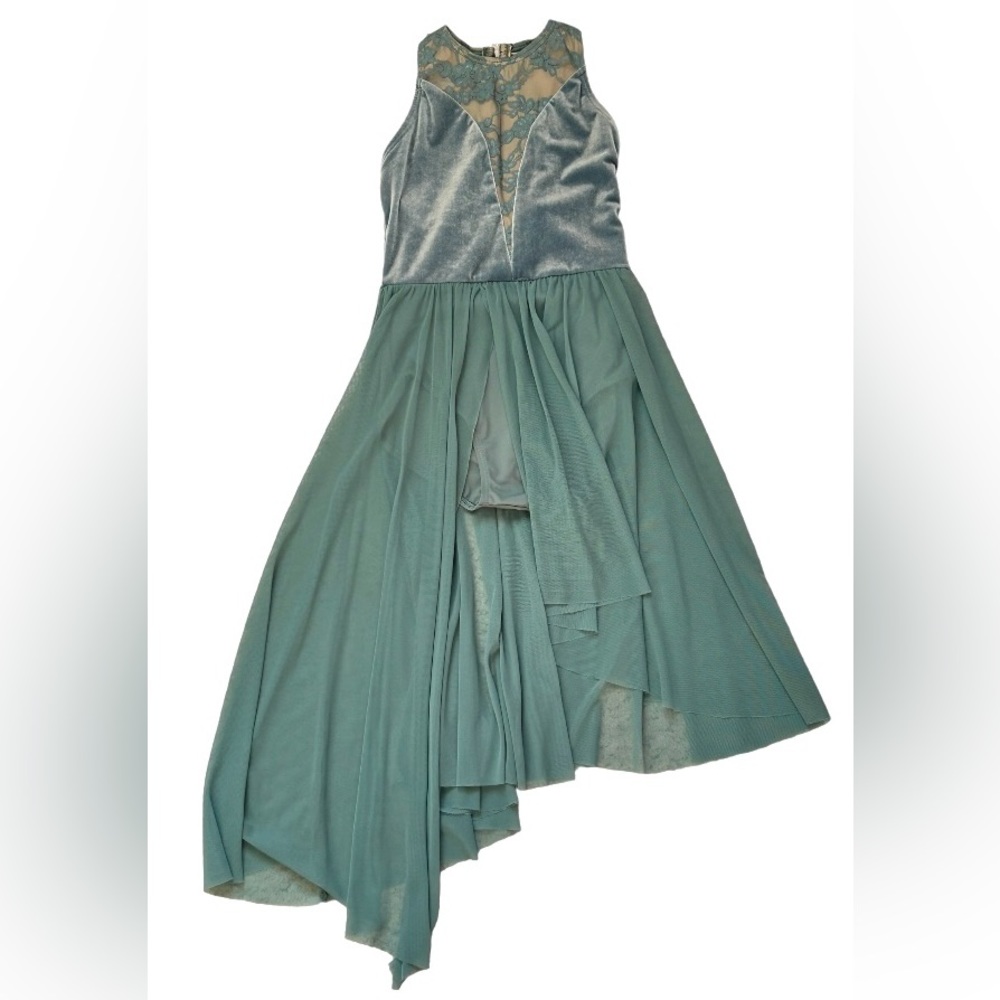 Weissman Jade Green Lyrical Dance Costume Size Medium Child